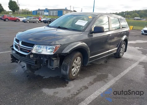 2014 Dodge Journey American Value Pkg from USA, damaged, VIN 3C4PDCAB2ET153056